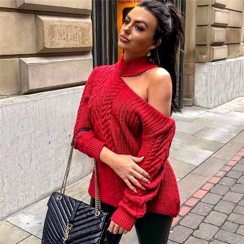 Women Sweaters Winter Sweater Ladies Blouse Tops Shirts - Clevecorner