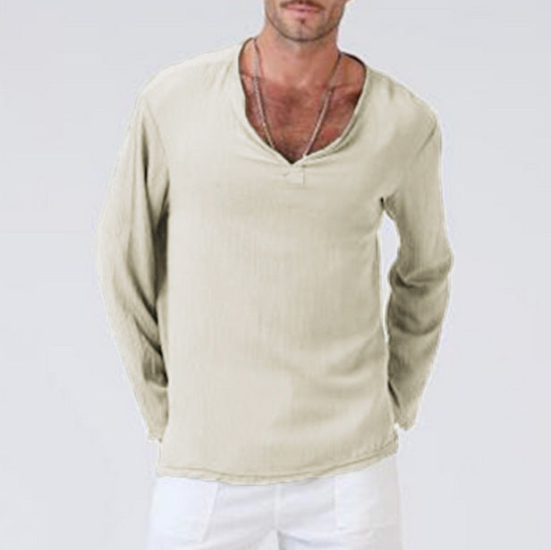 New Cotton And Linen Ethnic Style T-shirt
