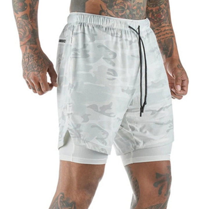 Men's Double-Layer Running Sports Pants
