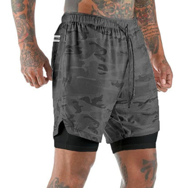 Men's Double-Layer Running Sports Pants