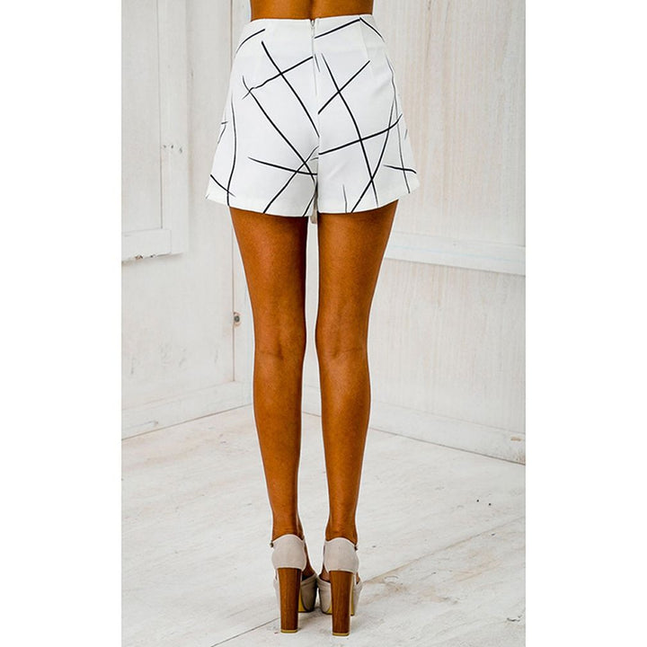 Hot Geometric Ladies Shorts Skirts Women Summer Shorts Women