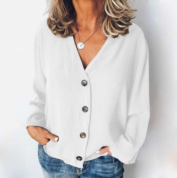 Summer New Cardigan Long-sleeved Chiffon Shirt Women