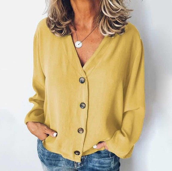 Summer New Cardigan Long-sleeved Chiffon Shirt Women