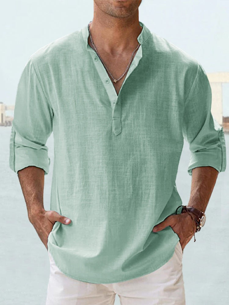 Men's Casual Loose-Fit Sports Shirt