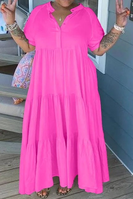 Tiered Midi Dress - Clevecorner