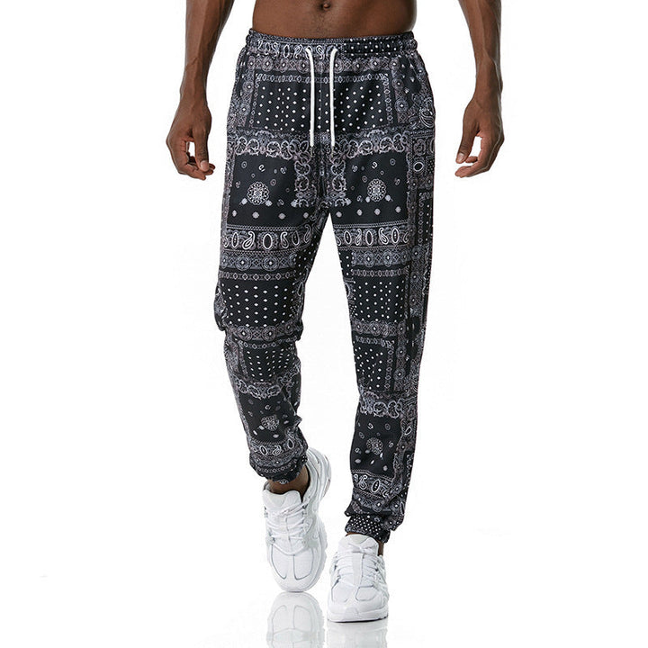 Printed jogging casual pants