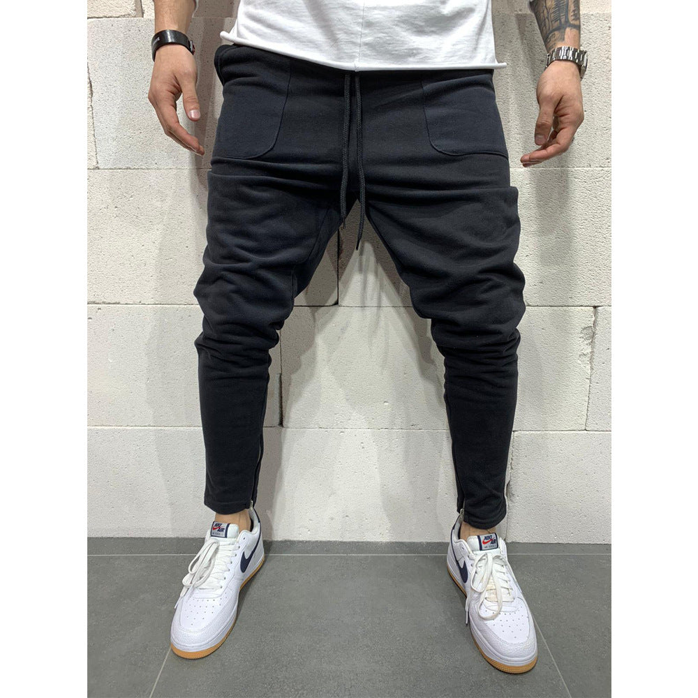 Jogging pocket casual pants