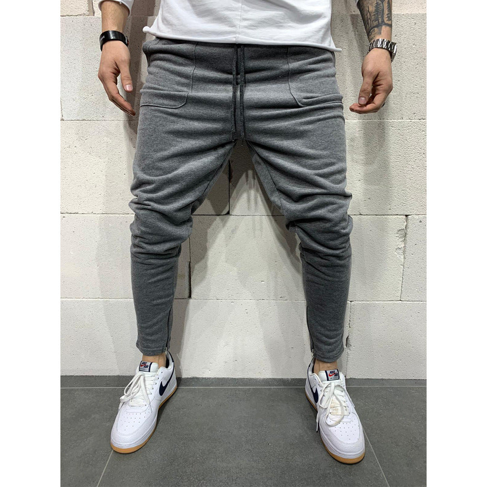 Jogging pocket casual pants