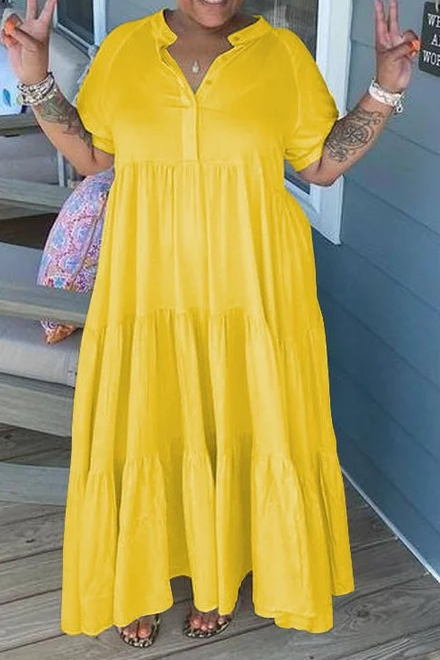 Tiered Midi Dress - Clevecorner