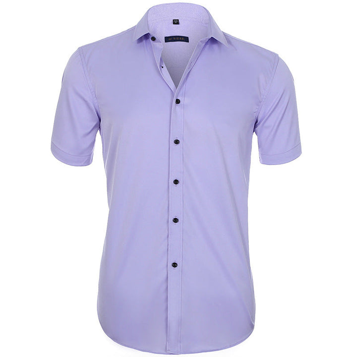 Clevecorner™ Breathable Elastic Anti-Wrinkle Short Sleeve Shirt