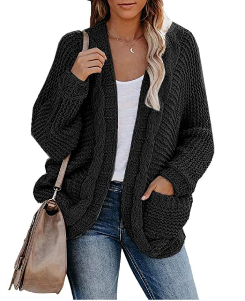 Twist cardigan sweater - Clevecorner