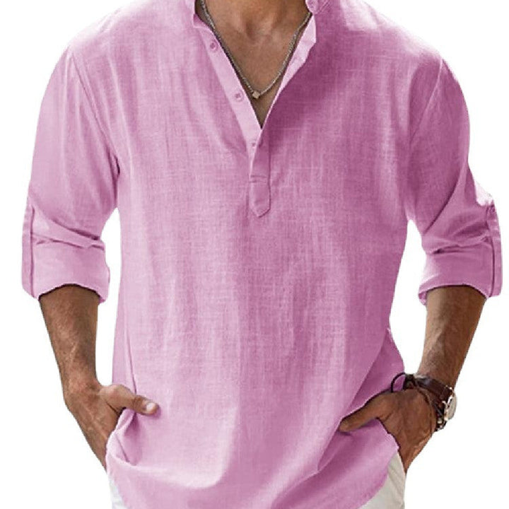 Men's Casual Loose-Fit Sports Shirt