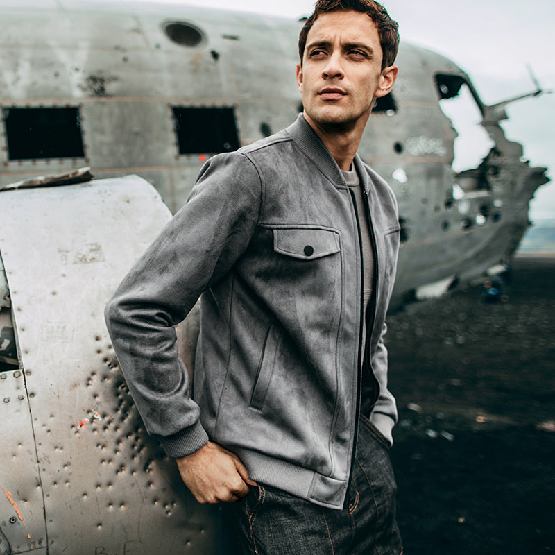 Men's suede jacket