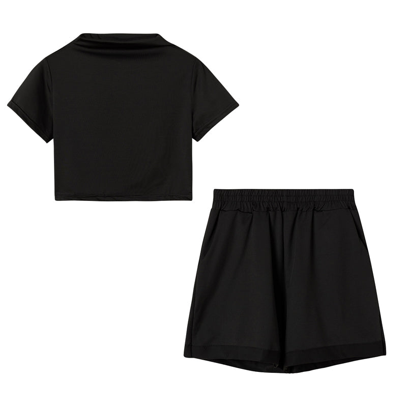 Solid Color Tight-Fitting Fashion Casual Suit