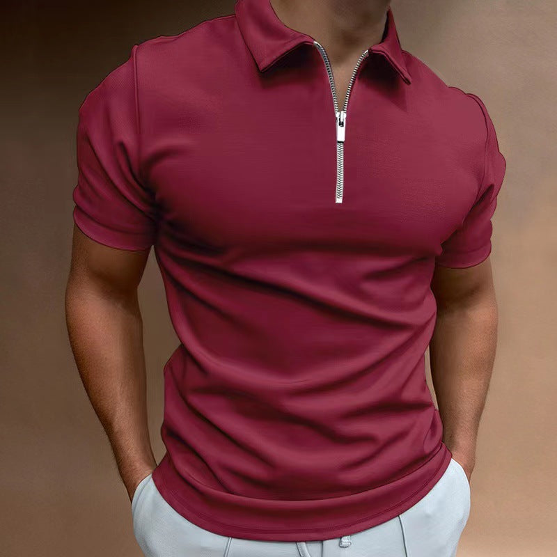 Men's Casual Short Sleeve Polo Shirt