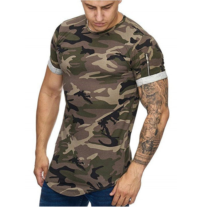 Camouflage Casual Short Sleeve T-shirt