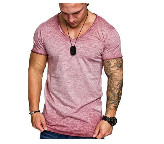 Summer Mosaic Short-Sleeved Round Neck T-shirt - Clevecorner