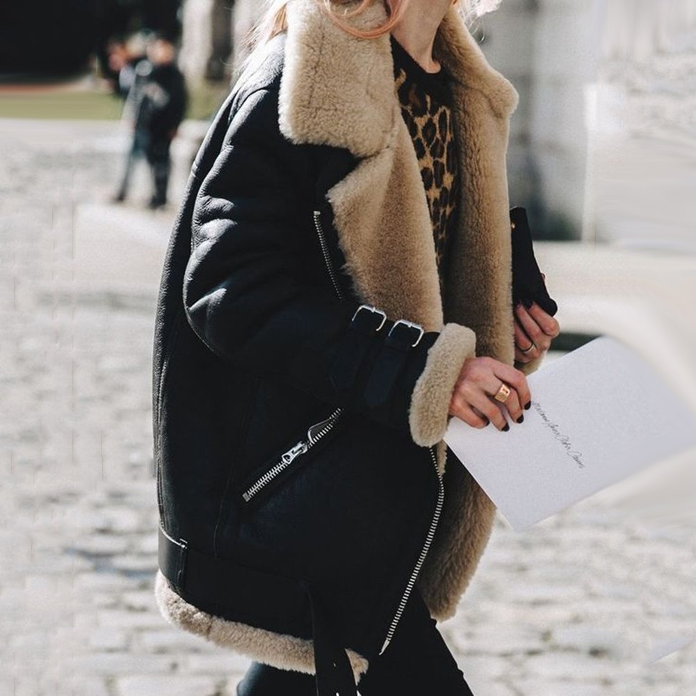 Women Hot Cotton Plus Size Overcoat Thick Autumn Jacket