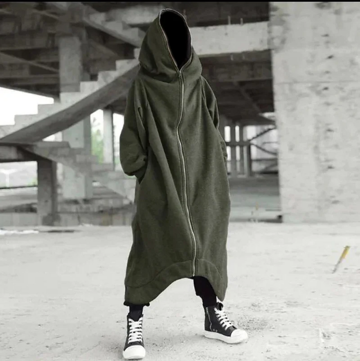 Unisex Long Sleeve Hooded Nazgul Long Coat