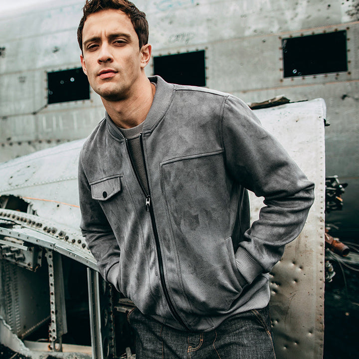 Men's suede jacket