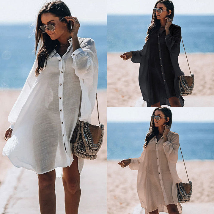 Women's Fashion Style Beach Sunscreen Shirt