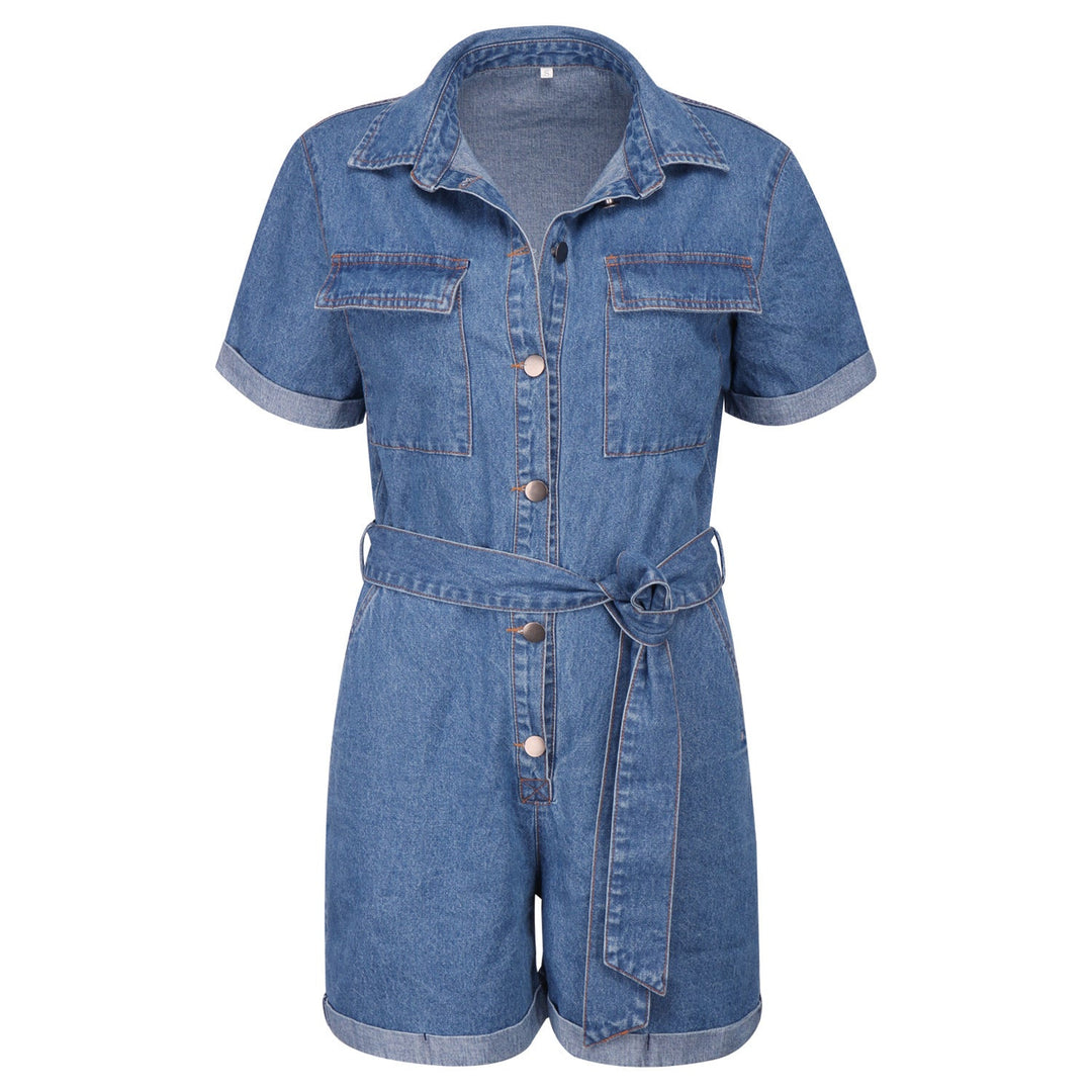 Women's denim jumpsuit - Clevecorner