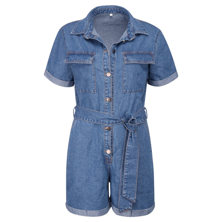 Women's denim jumpsuit - Clevecorner
