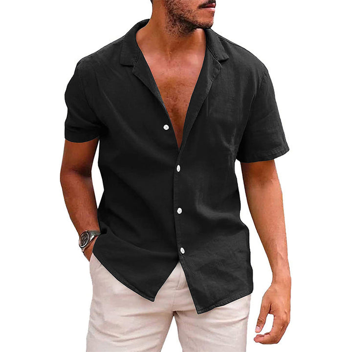 Men's Casual Button Down Short Sleeve Summer Shirt