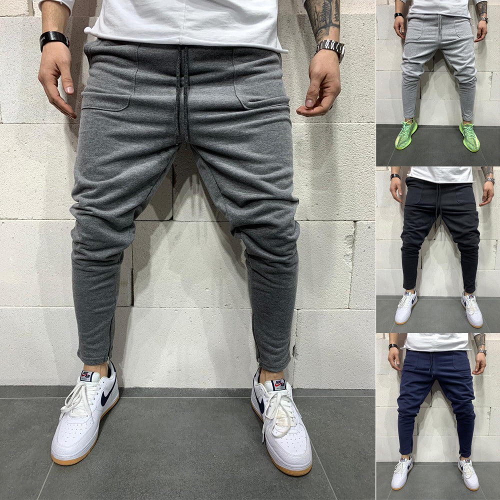 Jogging pocket casual pants