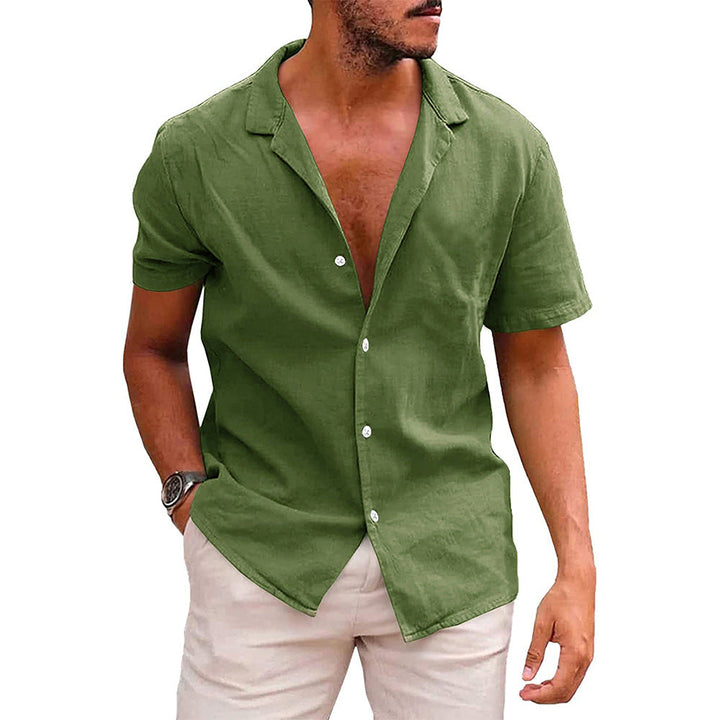 Men's Casual Button Down Short Sleeve Summer Shirt