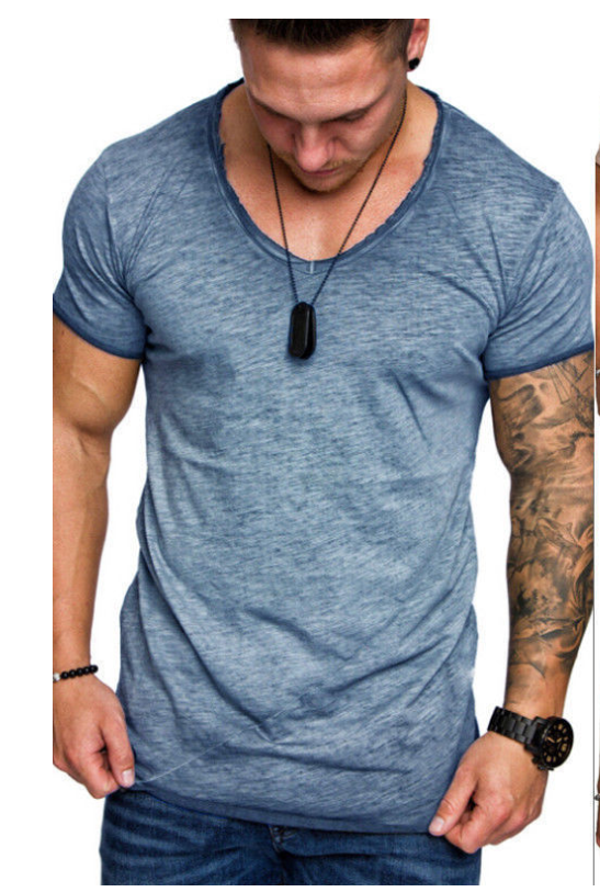 Summer Mosaic Short-Sleeved Round Neck T-shirt - Clevecorner