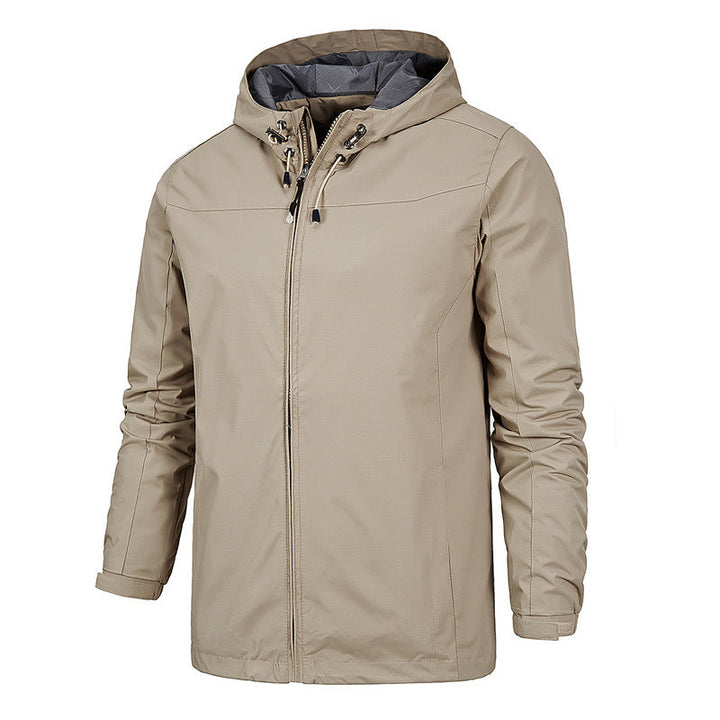 Outdoor jackets male thin spring single jacket waterproof