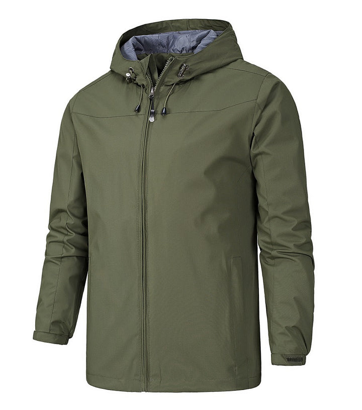 Outdoor jackets male thin spring single jacket waterproof