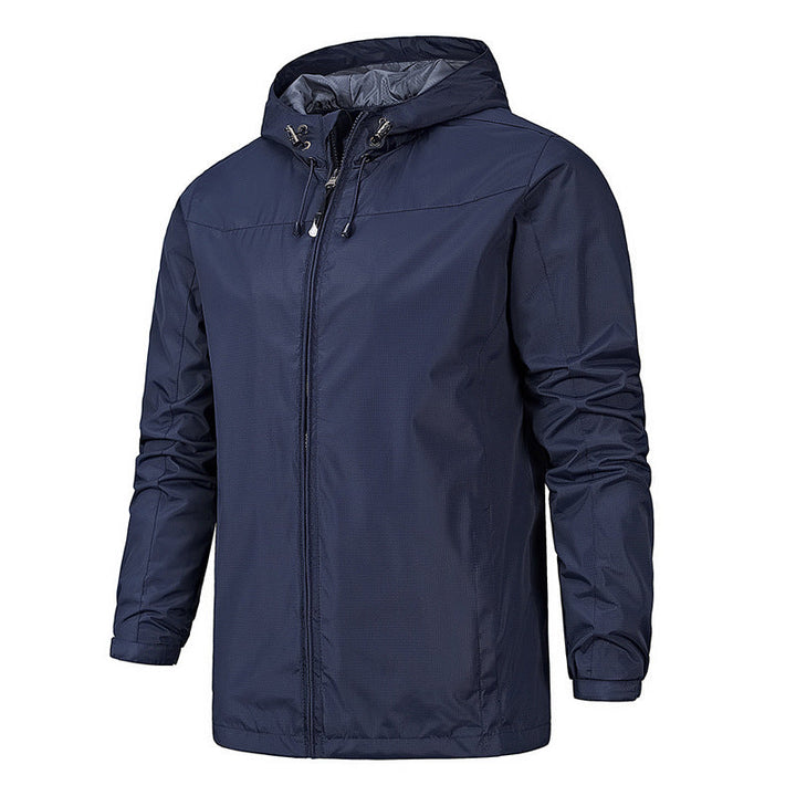 Outdoor jackets male thin spring single jacket waterproof
