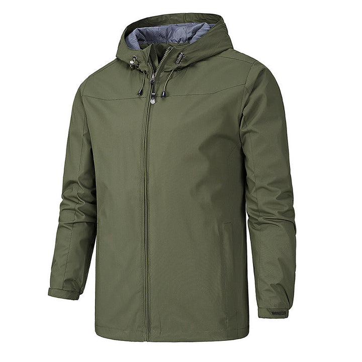 Outdoor jackets male thin spring single jacket waterproof