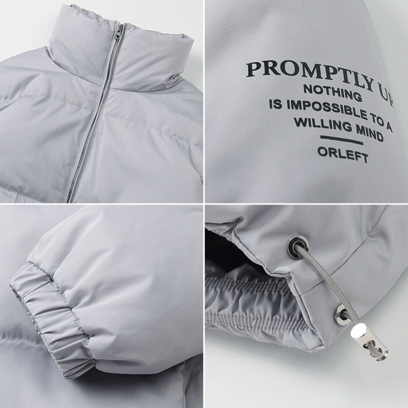 Men's Stand Collar Padded Jacket