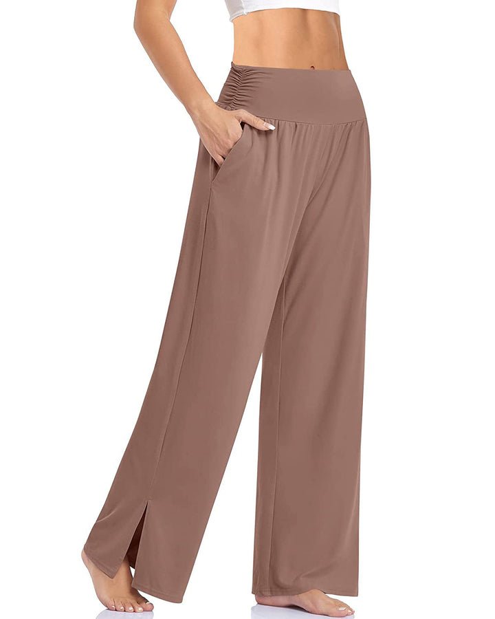 Wide Leg Casual Loose Yoga Sports Pants - Clevecorner