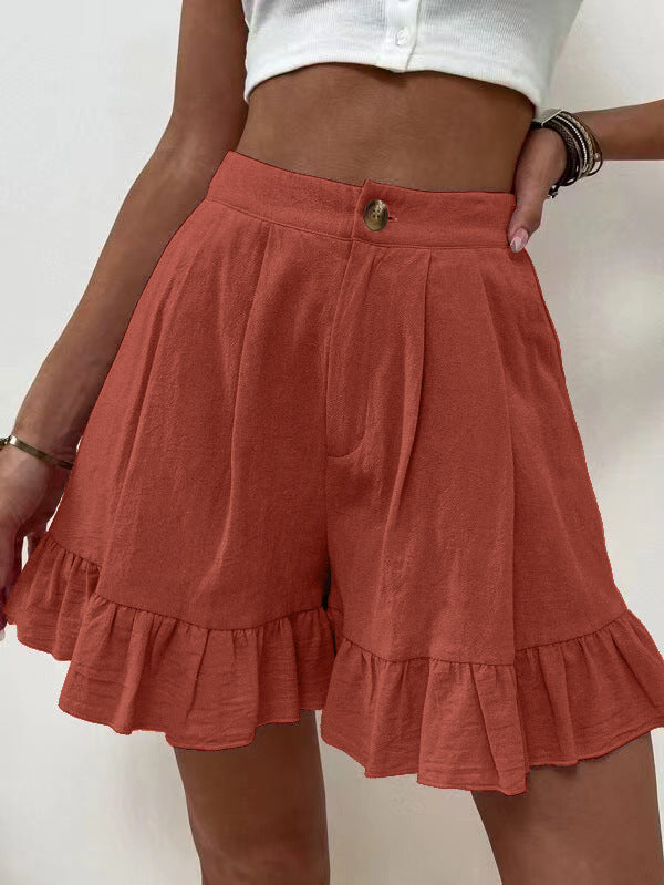 Women's High Waist Shorts - Clevecorner