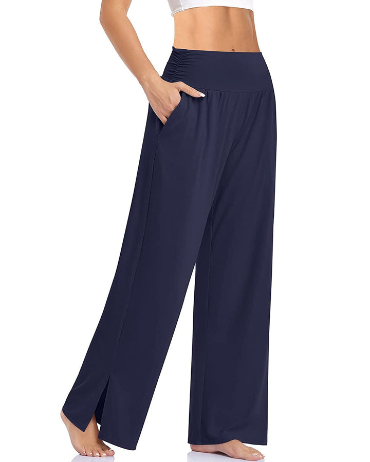Wide Leg Casual Loose Yoga Sports Pants - Clevecorner