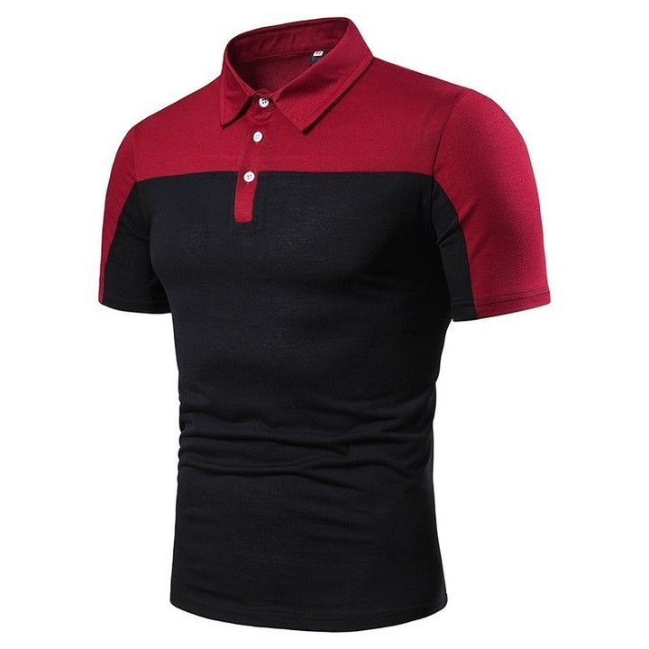Men's Short Sleeved Dual Color T-Shirt