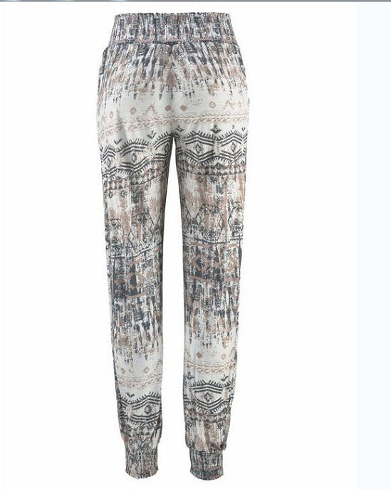 Women's Printed Casual Pants - Clevecorner