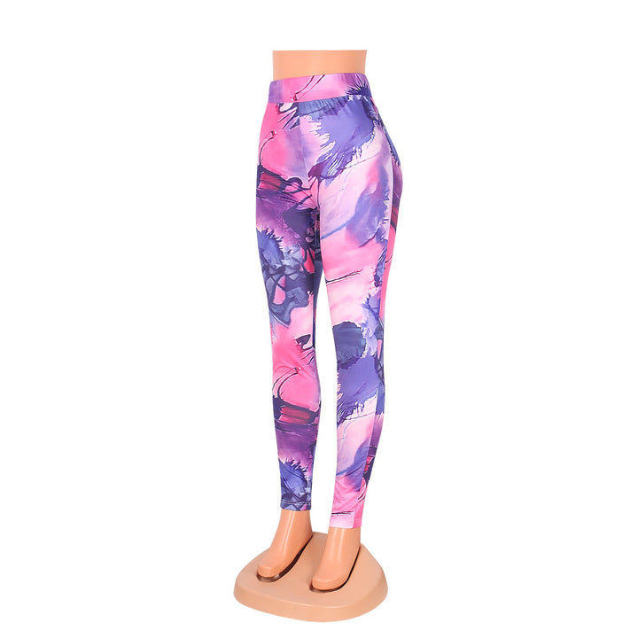 Women  Fashion Casual Printed Skinny Pants - Clevecorner
