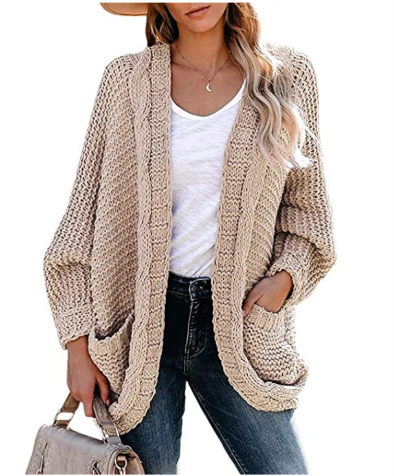 Twist cardigan sweater - Clevecorner