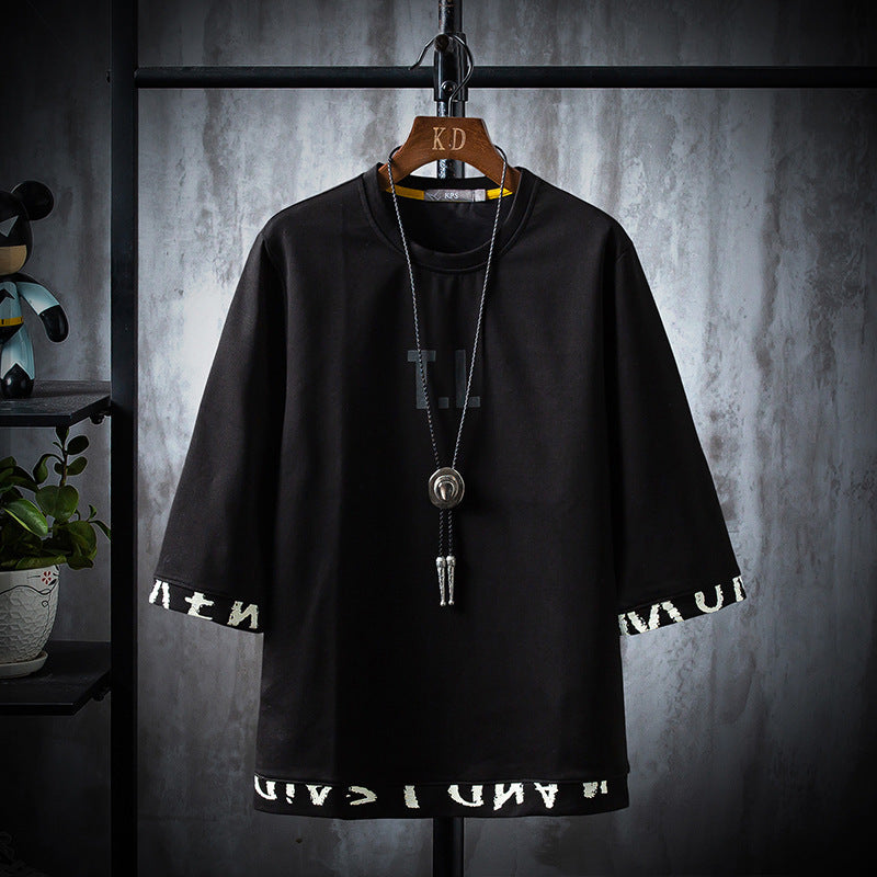 Men's Round Neck Sleeve T-Shirt