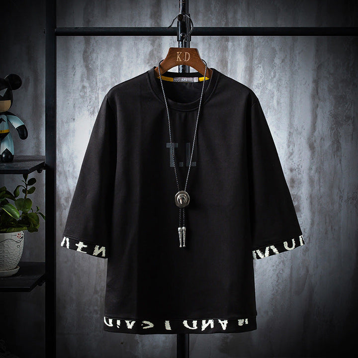 Men's Round Neck Sleeve T-Shirt