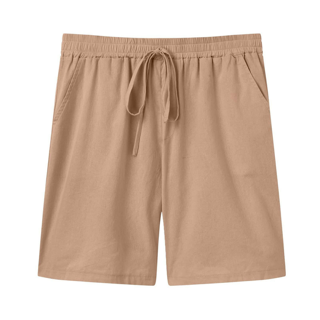 Summer Set Lapel Collar Short Sleeve Shirt & Shorts with Pockets