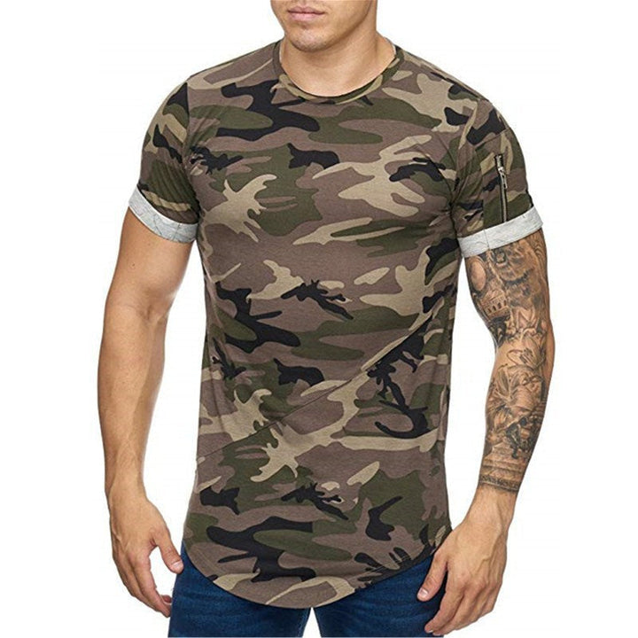 Camouflage Casual Short Sleeve T-shirt