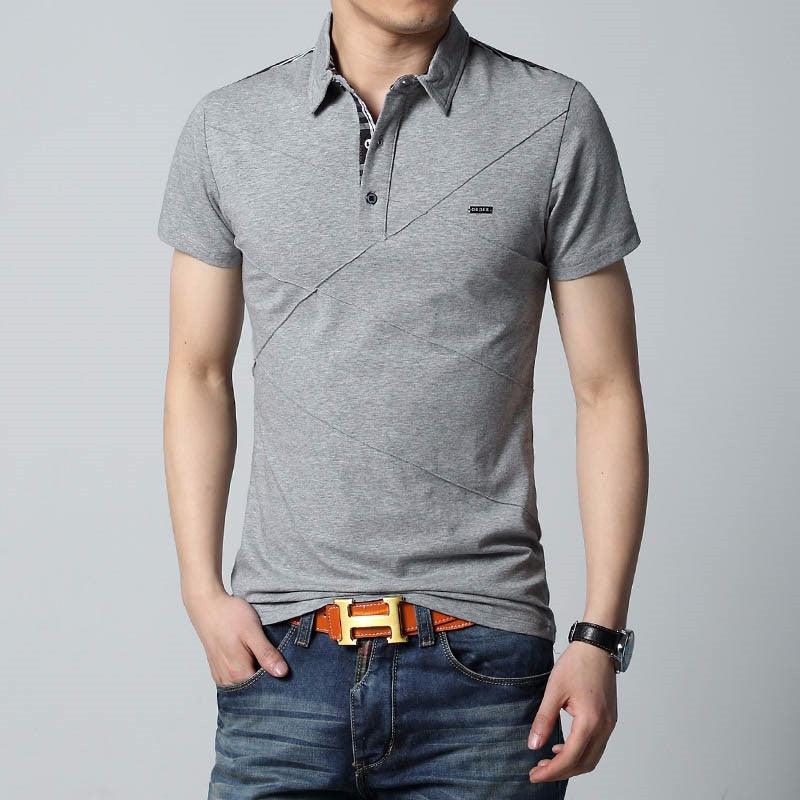 Summer Collar Short Sleeve Cotton Shirt - Clevecorner
