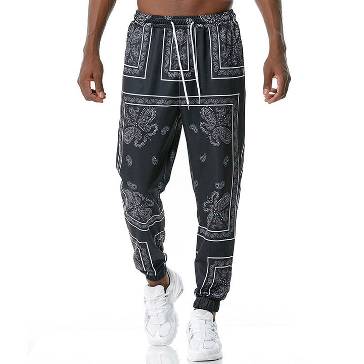 Printed jogging casual pants