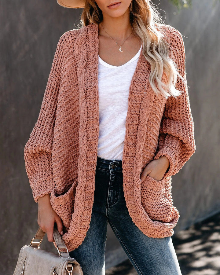 Twist cardigan sweater - Clevecorner